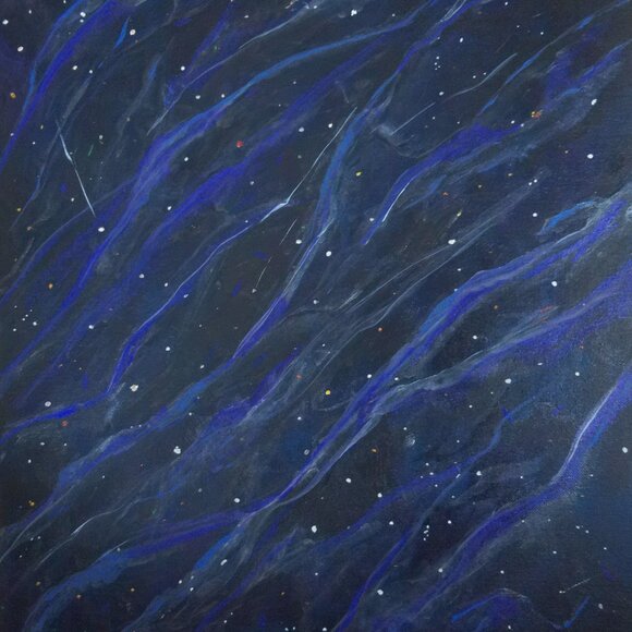 Purple Galaxy - Original Painting